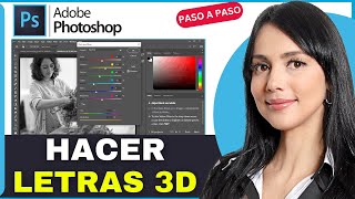 Como Hacer Letras 3d En Photoshop 2024 [upl. by Ikkin]