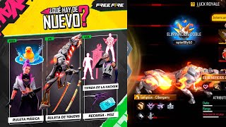 NUEVA AGENDA SEMANAL DE FREE FIRE EVENTO TIENDA DE LA HACKER COMO FUNCIONA [upl. by Yarazed754]