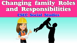 Changing Roles And Responsibilities Of Family Members  CSEC Social Studies [upl. by Mlehliw]