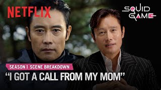 Lee Byunghun Breaks Down The Unmasking Scene  Squid Game  Netflix [upl. by Waverley]