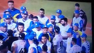 Escaramuza Caracas vs Magallanes [upl. by Ahsenyt]