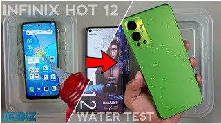 Infinix HOT 12 Water Test 💧  Hot 12 Infinix Durability Test [upl. by Kalbli945]