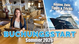 Mein Schiff Sommer 2026 Logbuch Buchungsstart und Meer [upl. by Zaid]