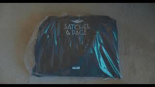 UNBOXING Satchel amp Page FOUNDER Expat Wallet and Luggage Connector [upl. by Casmey]