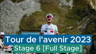 Tour de l’Avenir 2023 Stage 6 FULL STAGE [upl. by Cristobal]