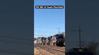 NS 28X At South Plainfield norfolksouthern railway [upl. by Aerdnak]