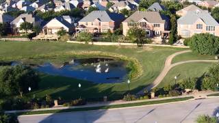 Hackberry Creek Aerial Tour  Rohter amp Company Las Colinas Irving Real Estate [upl. by Ecnerual]