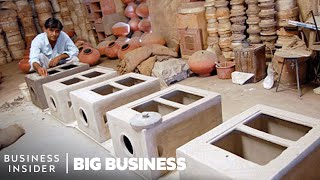 How This ElectricityFree Fridge Saved An Indian Ceramics Factory  Big Business [upl. by Berner]