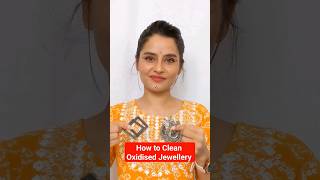 Instagram Viral Jewellery Cleaning Hack 🤩 shorts oxidisedjewellery jewelleryhacks VishaG [upl. by Dannie724]