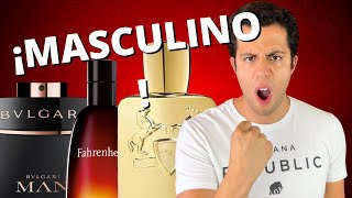 ¡7 Perfumes MUY MASCULINOS Para todos los bolsillos [upl. by Aimar594]