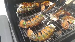 AMAZING  Grilled Lobster Tail Done Right Buttery Goodness [upl. by Asseralc]