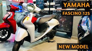 Yamaha Fascino 125 Fi Hybrid 2024  Detailed Review  Price And Features [upl. by Samuela284]