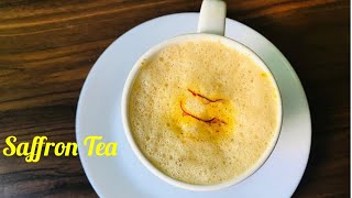 Saffron Tea Recipe  അറബിക് സഫ്‌റോൺ ചായ Arabic Saffron Tea [upl. by Henig355]