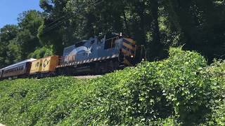 Great Smoky Mountains Railroad Tuckasegee River 729302017 [upl. by Perretta]