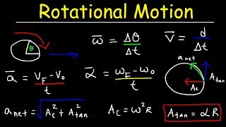 Rotational Motion Physics Basic Introduction Angular Velocity amp Tangential Acceleration [upl. by Ahtilat]