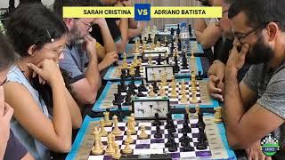 Torneio Felicitta Shopping  Sarah Cristina vs Adriano Batista [upl. by Tamaru]