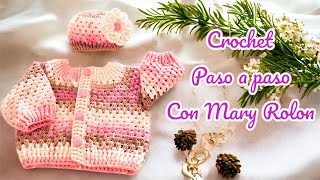 📌😍Descubre Chambrita tejida a crochet paso a paso [upl. by Aydni394]