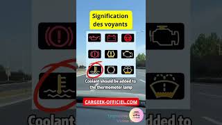 Signification des voyants Combien en connaissais tu  🚗🤓 [upl. by Tuneberg]