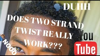 Two Strand Twist for Short Hair  Men [upl. by Leahciam]