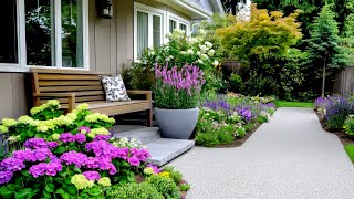 TOP home garden design ideas Stunning front yard landscape in your own way [upl. by Merralee969]