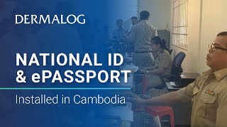 Installation of National ID Cards and ePassports in Cambodia [upl. by Soluk]