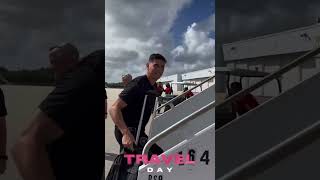 Lionel Messi and Inter Miami players on their way to Atlanta 🛫 [upl. by Haberman]