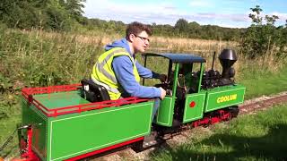 Full circuit railway trip on the fun amp free Royden Park Miniature Railway Frankby Wirral England [upl. by Meadows654]