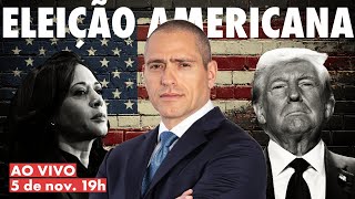 APURAÇÃO DA ELEIÇÃO AMERICANA  KAMALA HARRIS VS DONALD TRUMP  PROFESSOR HOC AO VIVO [upl. by Ahcsrop859]