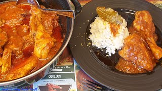 One Pan Greek Chicken Stew in Tomato Sauce Kapamas or Kokkinisto  Κοτόπουλο Κοκκινιστό ή Καπαμάς [upl. by Ynor]