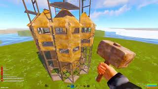 TACULARRS NEW 1X2 BASE DESIGN BUILD TUTORIAL  Rust Building [upl. by Annabel869]