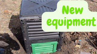 new equipment for the allotment  beginner allotment [upl. by Ahsit]