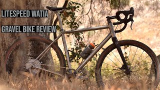 Litespeed Watia Gravel Bike Review  Road Bike Action [upl. by Littlejohn]