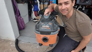 Review of the Ridgid 4 Gallon 50 Peak HP Shop Vac [upl. by Yelnet]