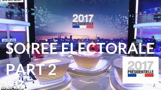 quotPrésidentielle 2017quot  Soirée électorale du second tour – 7 mai 2017 France 2 – 19H  20H [upl. by Imojean]