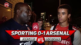 Sporting Lisbon 01 Arsenal  I Would Play Rob Holding Over Mustafi Canadian Fan [upl. by Cestar671]