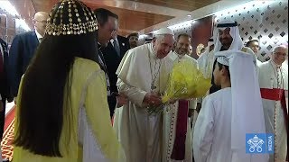 Arrival of Pope Francis in Abu Dhabi United Arab Emirates 3 February 2019 HD [upl. by Catharine]