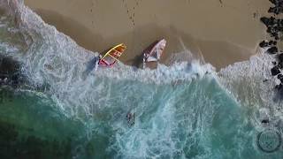 Windsurfing on the big waves in Hookipa Maui [upl. by Milson]