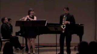 Trio for flute sax and piano Mvt 1 [upl. by Jeffries721]