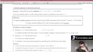 Les Différents Types de Nombres 19  Les Entiers Naturels et les Nombres Premiers  Maths Seconde [upl. by Gillan]