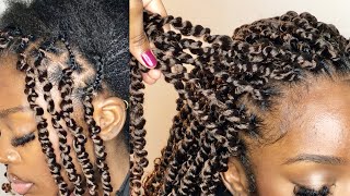 How to Individual crochet illusion for short passion twist Looks natural from the scalp  Leonyeri [upl. by Alegna]