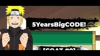 New Codes RELL Games 5 Years Anniversary New BIG CODES SOON  Shindo Life [upl. by Meridel329]