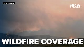 Wildfires continue to burn across Montana live interview weather forecast flooding risk [upl. by Bonni904]