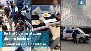 Atacan a balazos a hombre en Starbucks de Plaza Carso [upl. by Neahs]