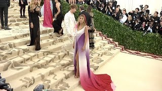 Doutzen Kroes and Sander Lak at the 2018 MET Gala [upl. by Legge837]