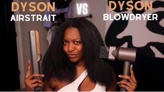 REVIEW dyson airstrait vs dyson blowdryer [upl. by Airenahs164]