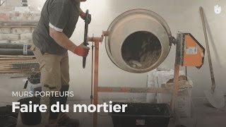 Faire Du Mortier  Bricolage [upl. by Nwahsed953]