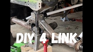 How to build a 4 link suspension DIY Triangulated four link build  Jeep Wrangler YJ Part 1 [upl. by Ednew]