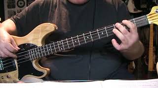 Kiss Domino Bass Cover with Notes amp Tablature [upl. by Markiv]