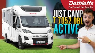 Erschwinglich und super schön 🔥  Dethleffs Just Camp T 7052 DBL ACTIVE [upl. by Meluhs]