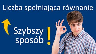 Jak podstawianie liczby pod niewiadome Liczby spełniające równania  Wyrażenia algebraiczne  SP [upl. by Marka]